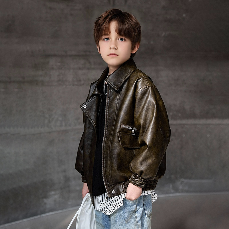 Streetwear Brand Photography - Erkek Çocuk Koyu Yeşil Su Geçirmez