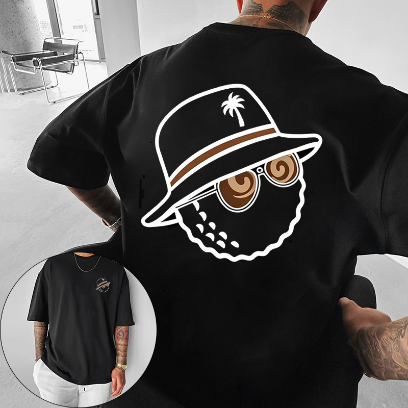 Streetwear Brand Shirts - Unisex Trendy Grafik Baskılı Tişört, Kova