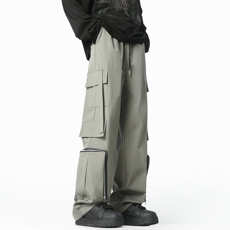 Streetwear Brand - Moda Erkekler Kargo Pantolon Gevşek Joggers