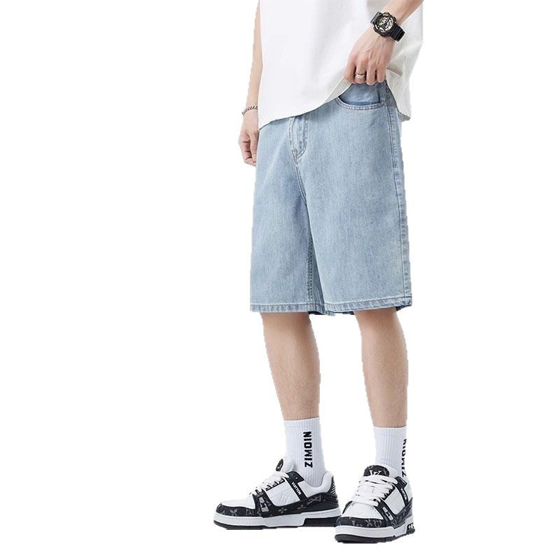 Fear Of God Essential - 2025 Bol Paça Kot Şort Erkekler