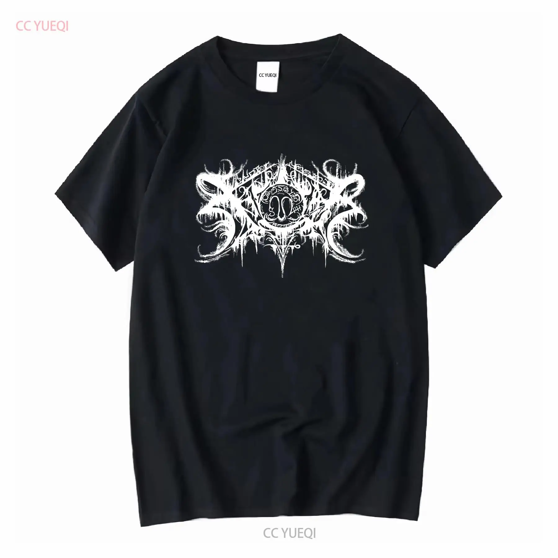 Streetwear Brand Vintage - XASTHUR Yepyeni T Gömlek Black Metal