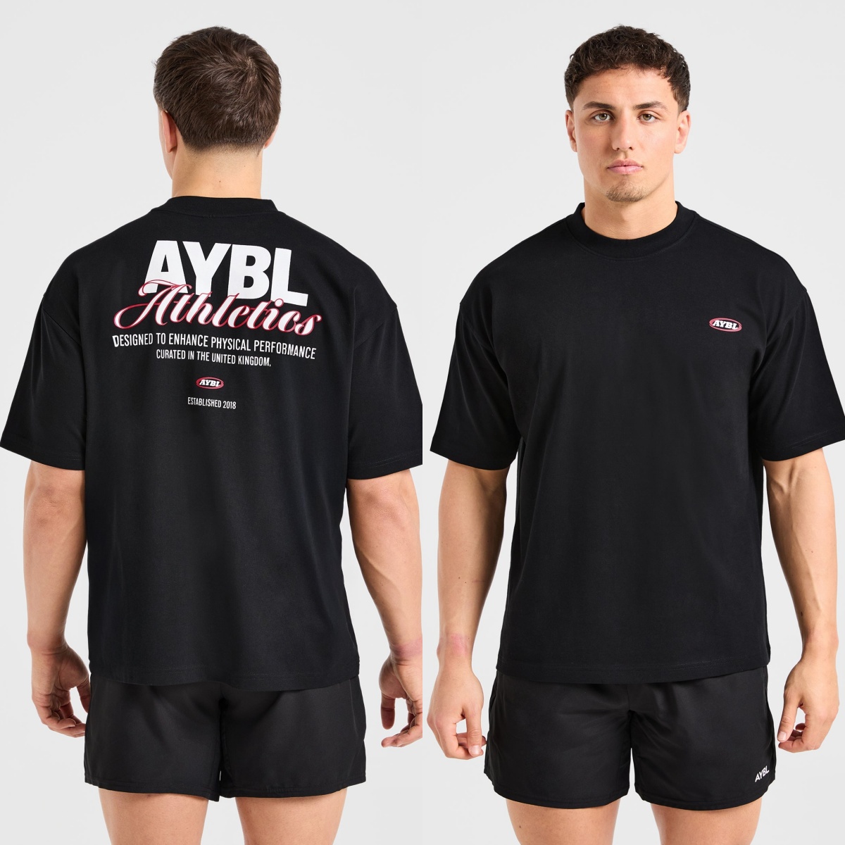 Streetwear Gym Brand - Atletizm Yazılı Büyük Beden Moda Spor