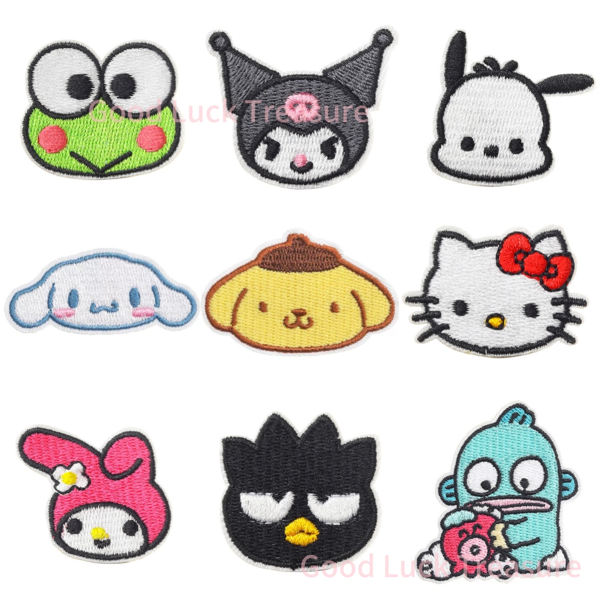 Yeni Sanrio Kawaii işlemeli de - Streetwear Brand Stickers incelemesi ve fiyatı