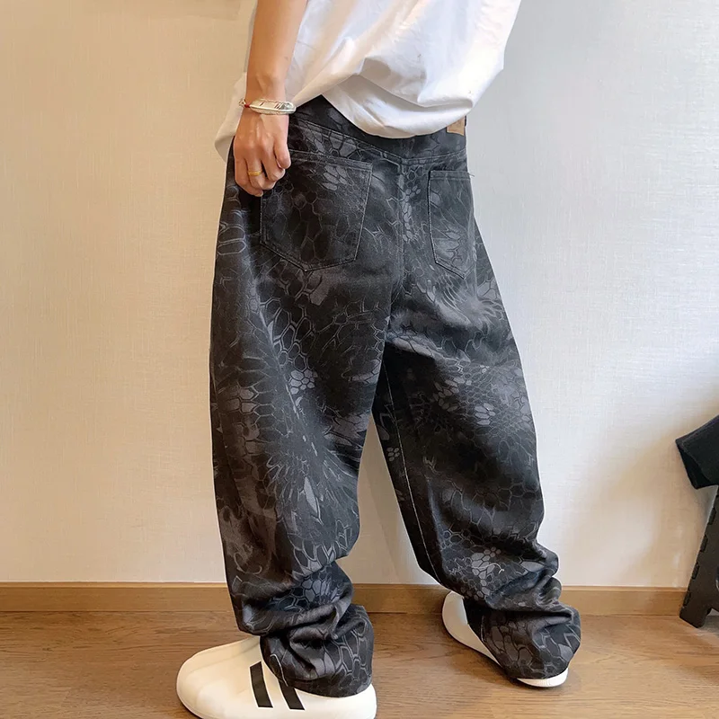 Yeni Erkekler Şık Yılan Baskı  - Streetwear Brand Popular incelemesi ve fiyatı