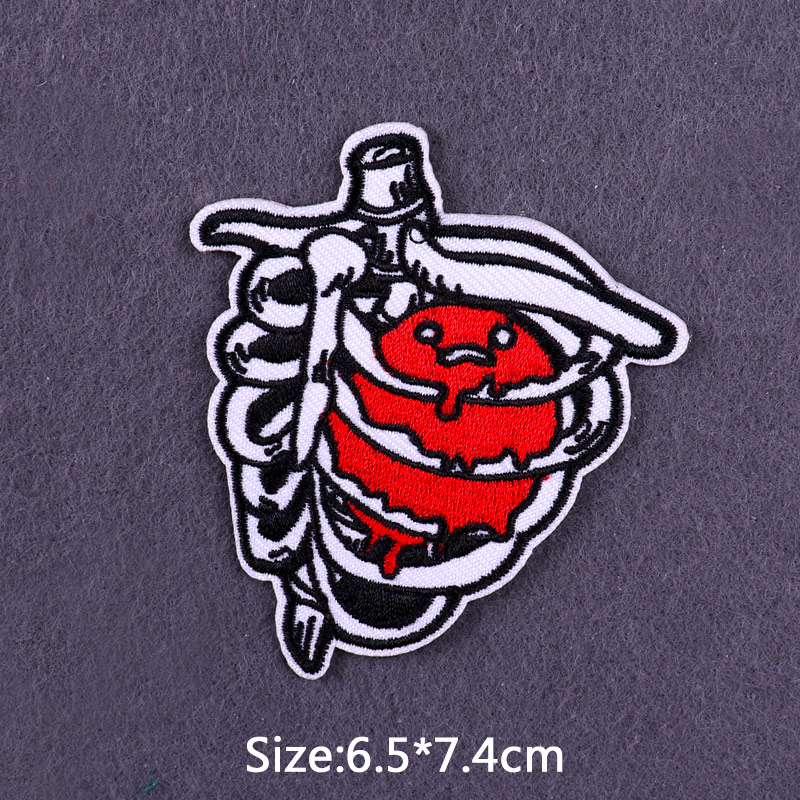 Gem kalp etiket işlemeli yamal - Streetwear Brand Stickers incelemesi ve fiyatı